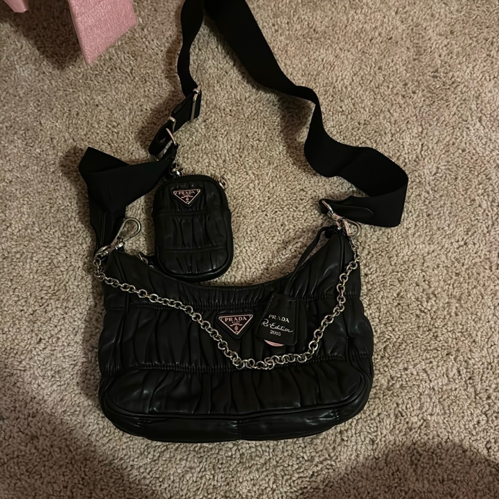 Prada calfskin hobo